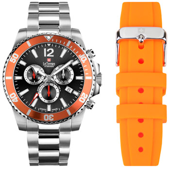 Часы Le Temps Swiss Naval Patrol Chronograph LT1044.14BS01